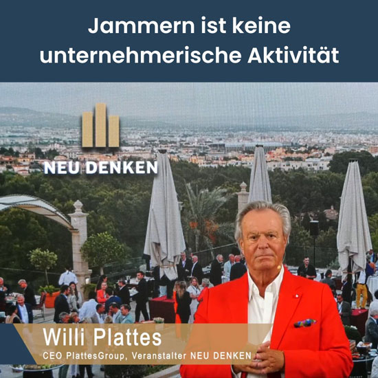 Willi Plattes über Neu Denken 2024