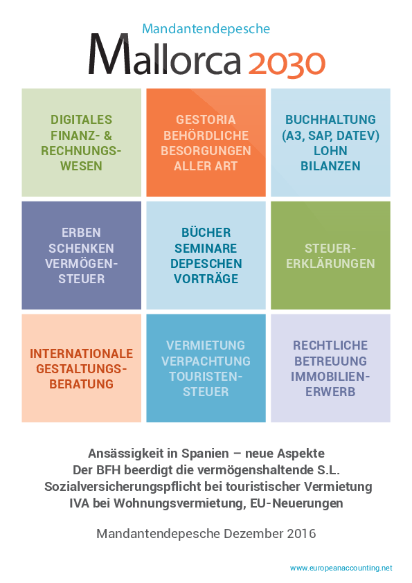 Mandantendepesche Dezember 2016