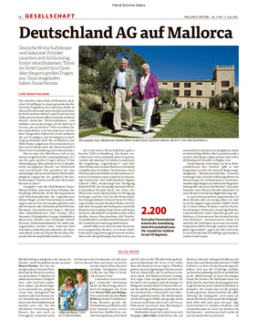 Mallorca Zeitung - Nr. 1.100 - 3. Juni 2021: „ Deutschland AG auf Mallorca"