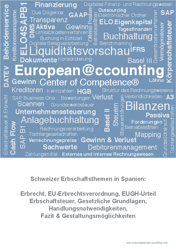 CH-EU Erbrechtsverordnung - Urteile Erbschaftsteuer