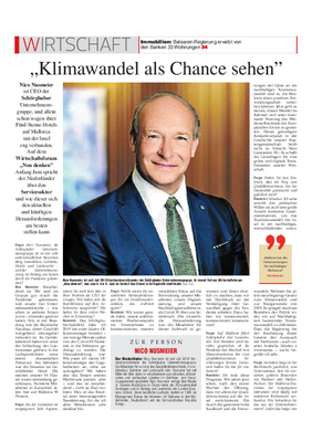 Mallorca Magazin: „Klimawandel als Chance sehen" (Nico Nusmeier)