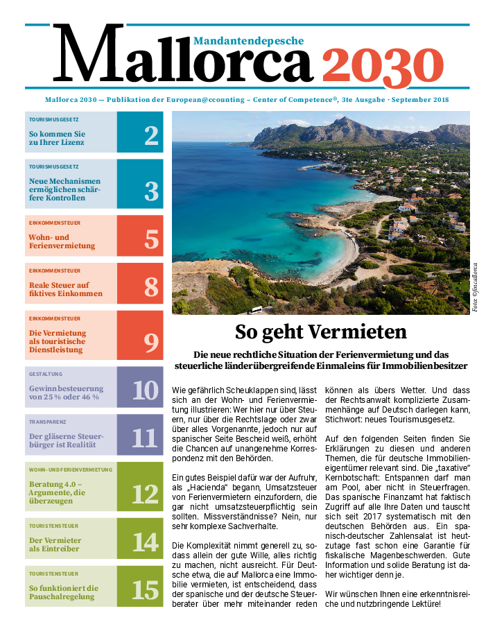Mandantendepesche September 2018
