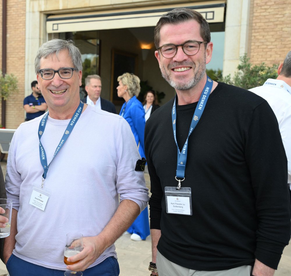 David Knower und Karl-Theodor zu Guttenberg
