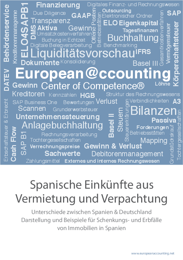 Spanische Einkünfte aus Vermietung und Verpachtung - 2015