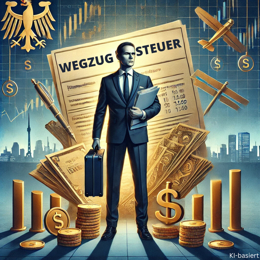 Illustration Wegzugsteuer