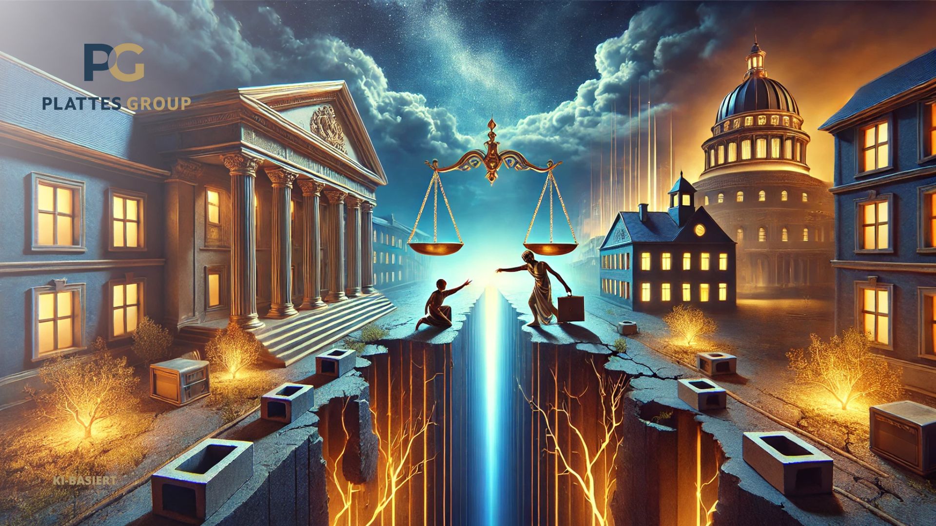 Illustration Wahrheit und Wirtschaftswachstum
