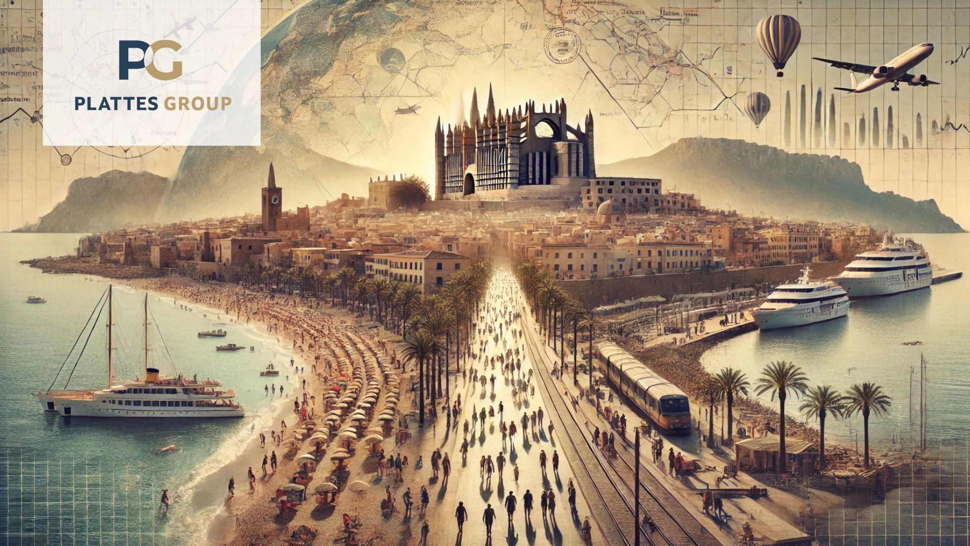 KI-Illustration Ideenkraftwerk Mallorca