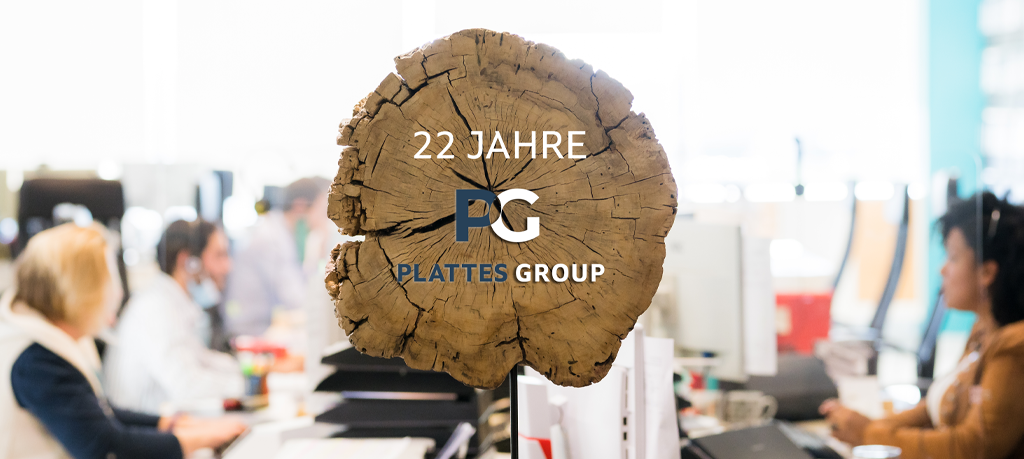 PlattesGroup - 22 Jahre Jubiläum Baumringe